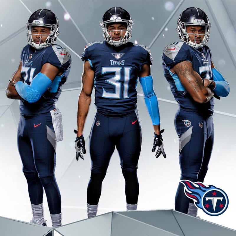 Taking a look back at the new Titans Jerseys Adams & Swann